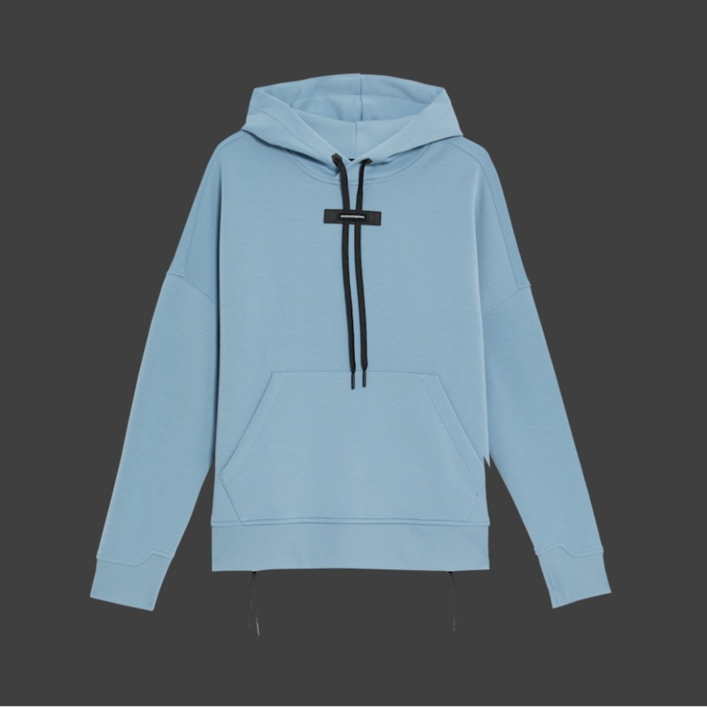 On hoodie